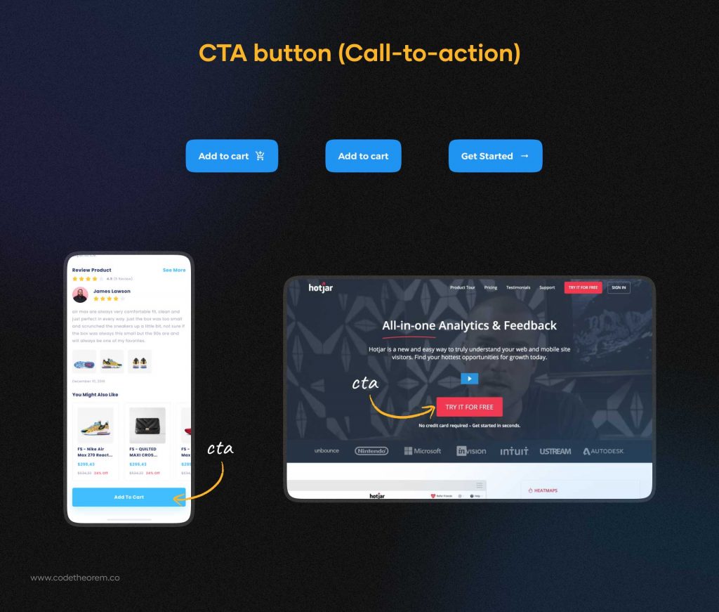 CTA Button - UI Button