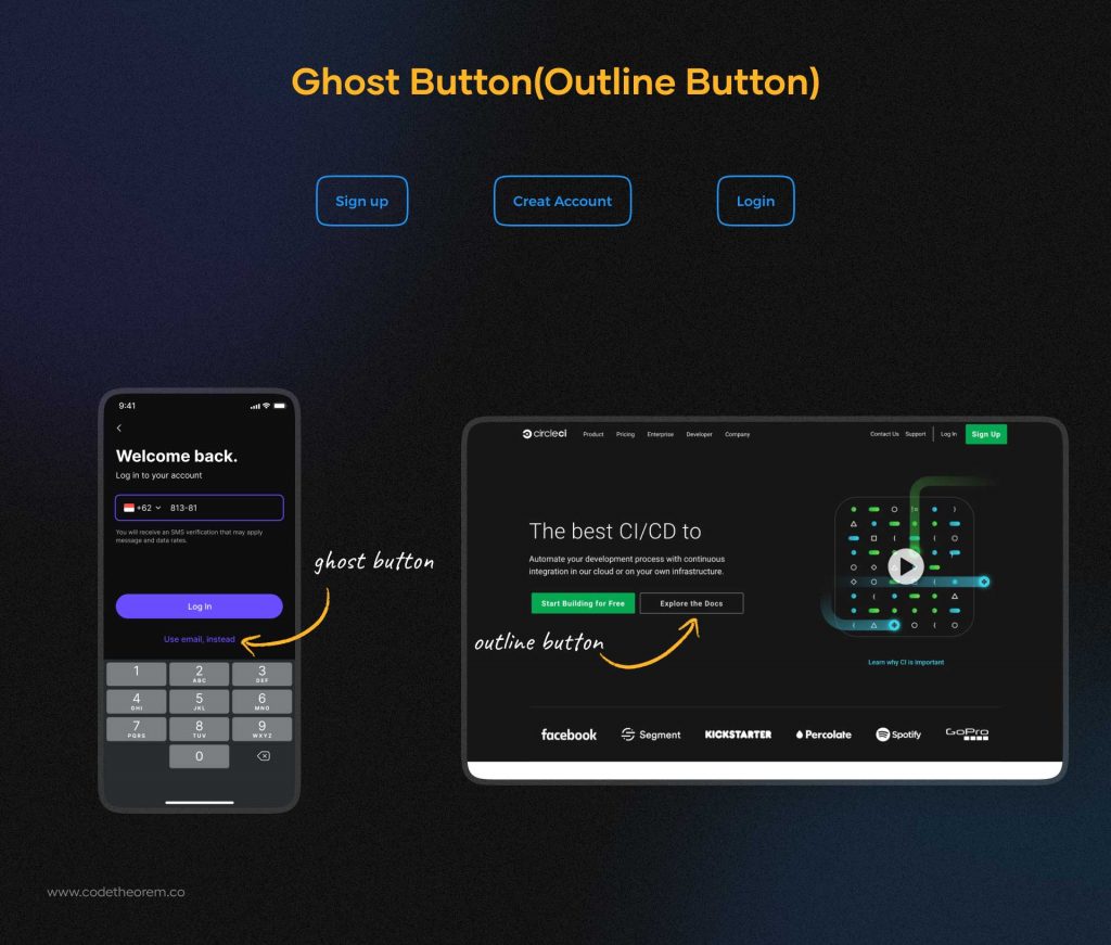 Ghost Button