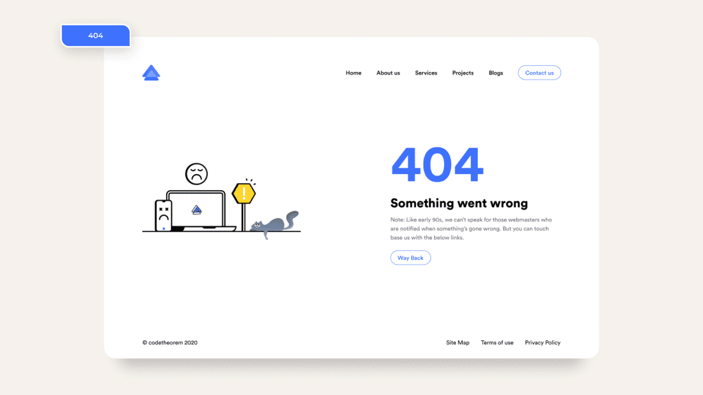 404 page