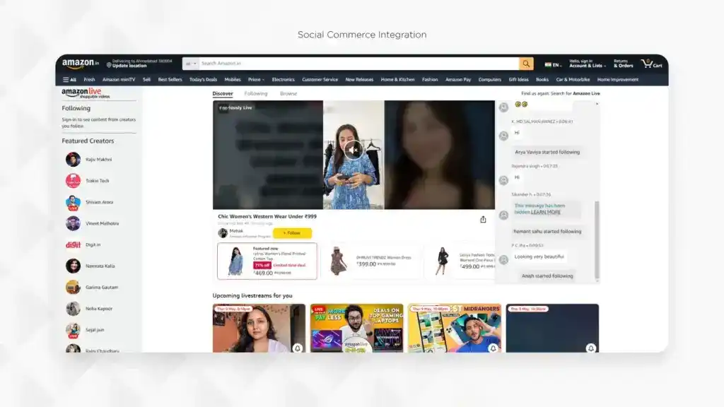 Social Commerce Integration